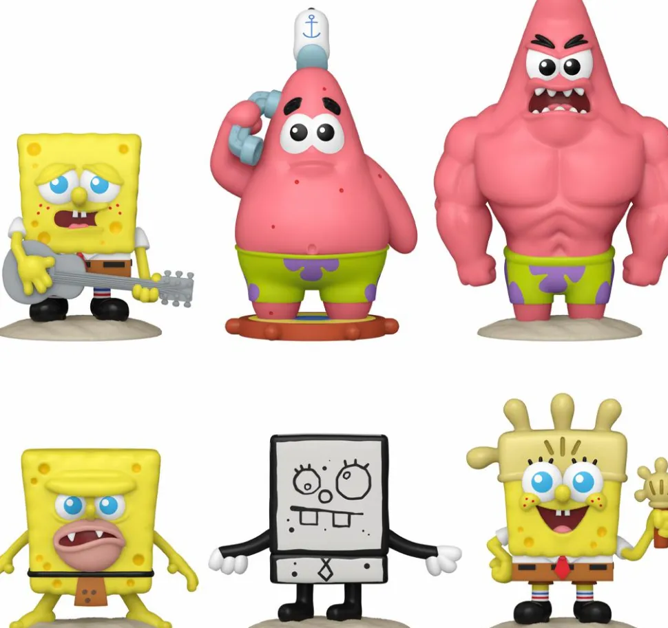 SpongeBob SquarePants - 25th Anniversary 3" Scale Mini Vinyl Figure (Display of 12)