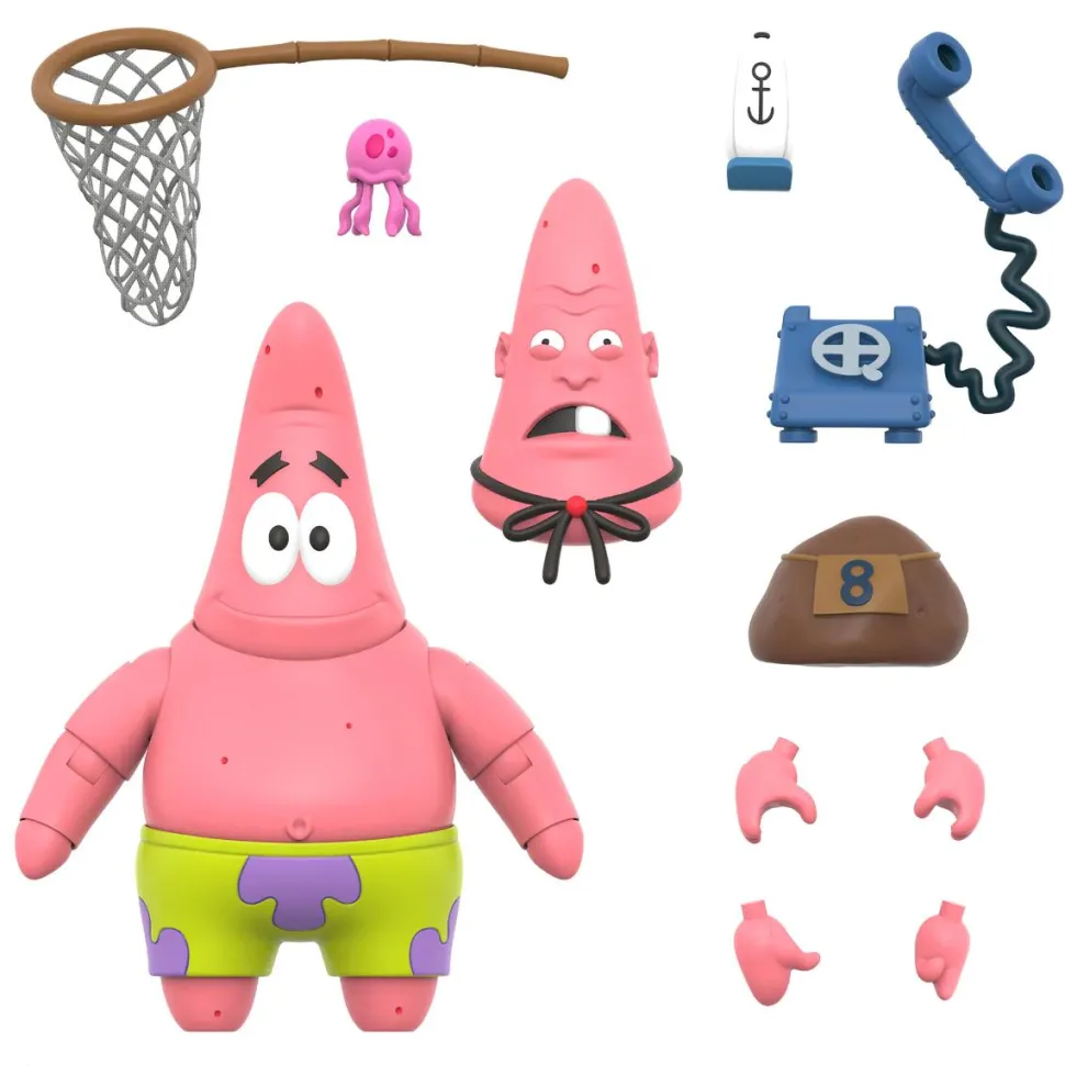 SpongeBob SquarePants - Wave 2 Ultimates! 7” Scale Action Figure Assortment (Set of 2)
