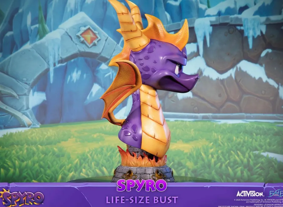 Spyro the Dragon - Spyro the Dragon 1:1 Scale Life-Size Bust
