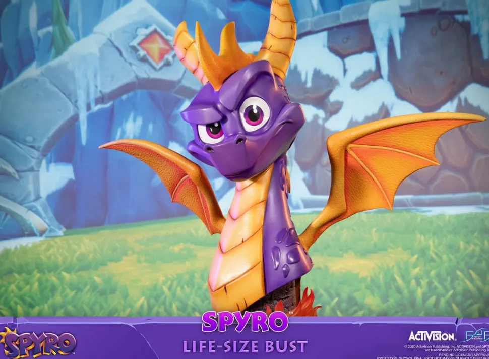 Spyro the Dragon - Spyro the Dragon 1:1 Scale Life-Size Bust