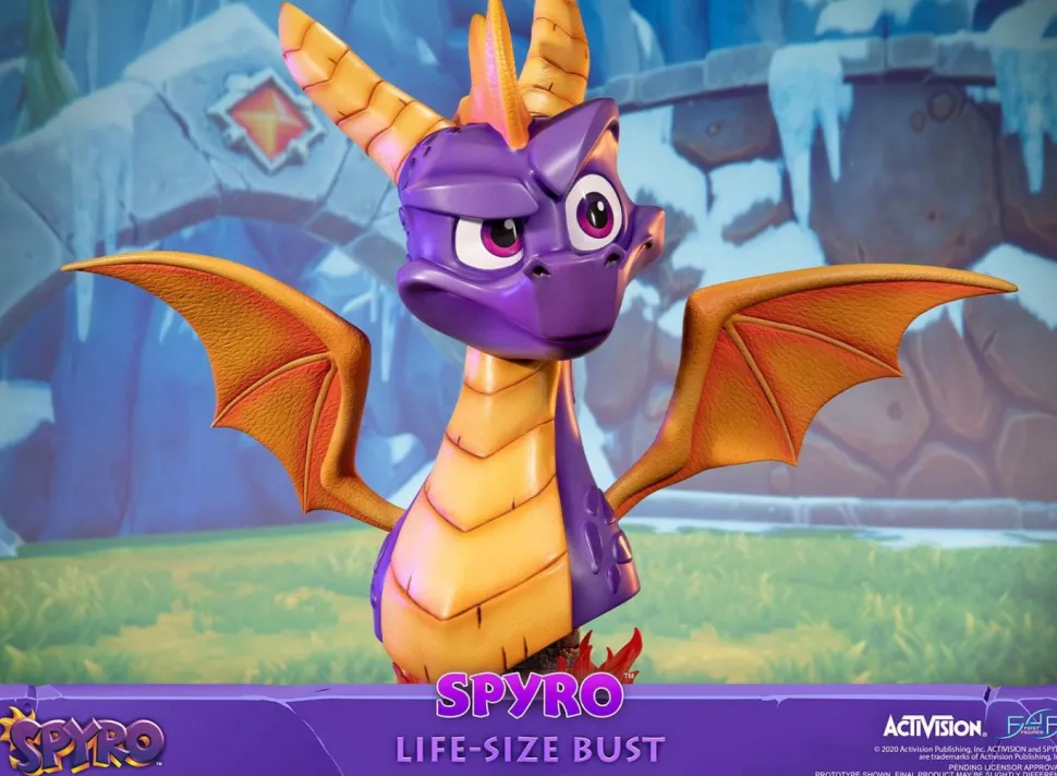Spyro the Dragon - Spyro the Dragon 1:1 Scale Life-Size Bust
