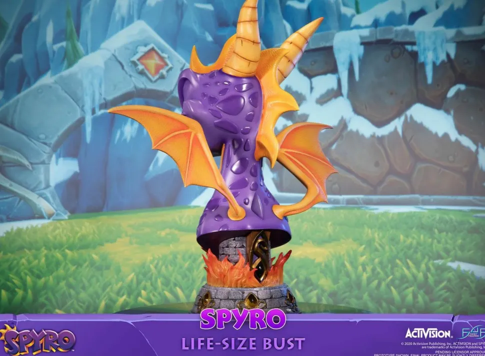 Spyro the Dragon - Spyro the Dragon 1:1 Scale Life-Size Bust