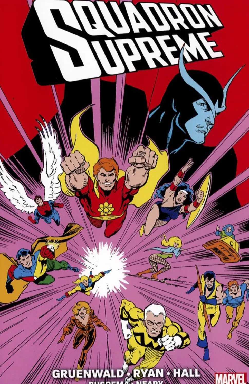 Squadron Supreme by Mark Gruenwald Trade Paperback Book (DM Variant Cover)