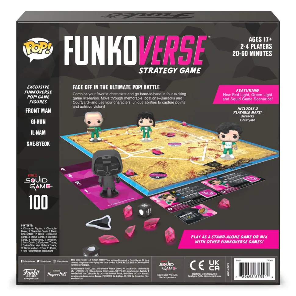 Squid Game - Pop! Funkoverse Strategy Game 4-Pack