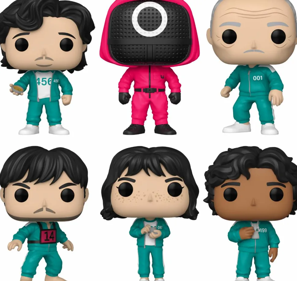 Squid Game - Red Light, Green Pop! Vinyl Bundle (Set of 6)