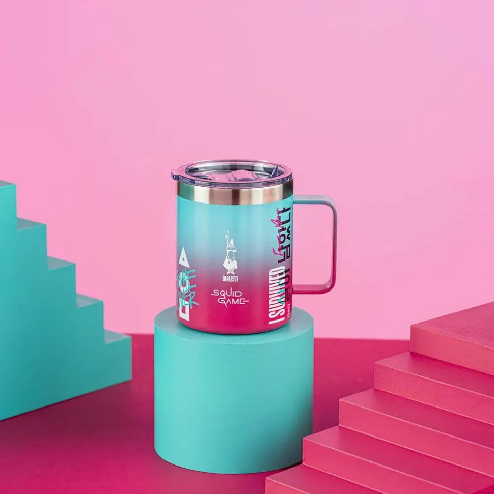 Squid Game - Stainless Steel Insulated Thermic Camp Mug with Lid (420ml)