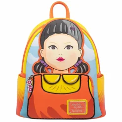 Squid Game - Young Hee Cosplay Singing Light Up 10” Faux Leather Mini Backpack (Int Sales Only)