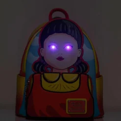 Squid Game - Young Hee Cosplay Singing Light Up 10” Faux Leather Mini Backpack (Int Sales Only)