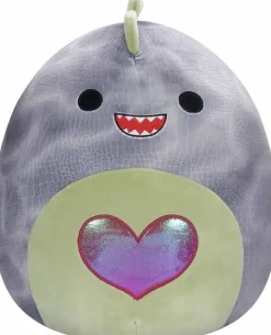 Squishmallows - Xander the Grey Dinosaur Valentine Squad 12" Plush