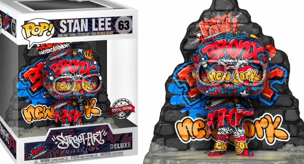 Stan Lee - Stan Lee Graffiti Street Art Collection Deluxe Pop! Vinyl Figure