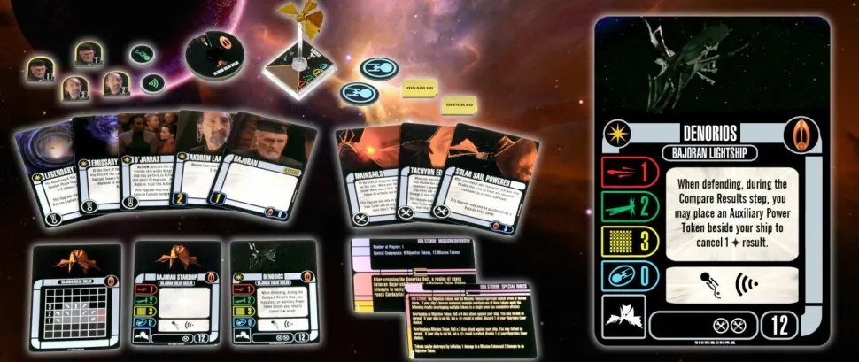 Star Trek - Attack Wing Bajoran Lightship Denorios Expansion