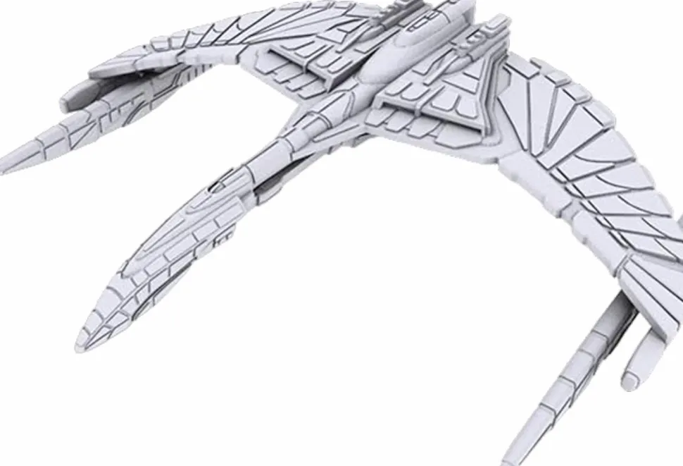 Star Trek - Attack Wing Valdore Class Starship HeroClix Deep Cuts Unpainted Miniature Replica