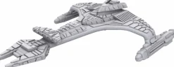 Star Trek - Attack Wing Vor'Cha Class Starship HeroClix Deep Cuts Unpainted Miniature Replica