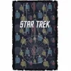 Star Trek - Enterprise Crew Woven Tapestry Blanket / Picnic Rug