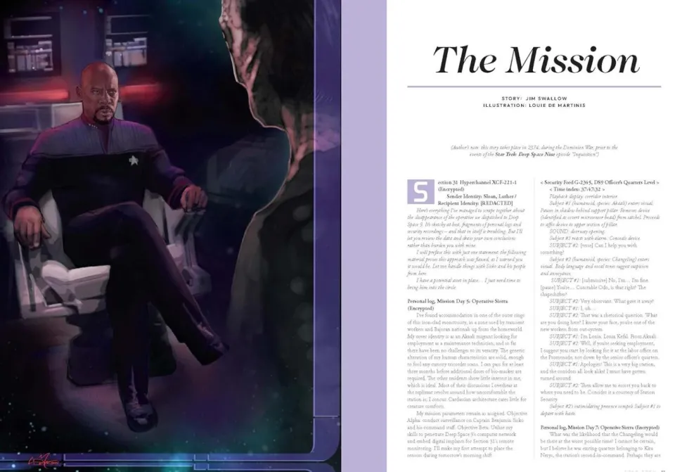 Star Trek - Star Trek Explorer Presents: "The Mission" and Other Stories Hardcover Book