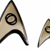 Star Trek: Discovery - Enterprise Science Insignia Magnetic Badge Replica & Lapel Pin Set