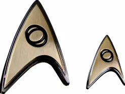 Star Trek: Discovery - Enterprise Science Insignia Magnetic Badge Replica & Lapel Pin Set