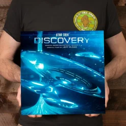 Star Trek: Discovery - Original Series Soundtrack Music From Season 3 By Jeff Russo 2xLP Vinyl Record (Blue & White Marbled Vinyl)