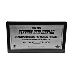 Star Trek: Strange New Worlds - Phaser 1:1 Scale Life-Size Prop Replica