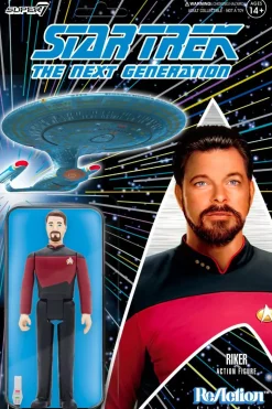 Star Trek: The Next Generation - Commander Riker ReAction 3.75” Action Figure