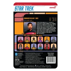 Star Trek: The Next Generation - Commander Riker ReAction 3.75” Action Figure