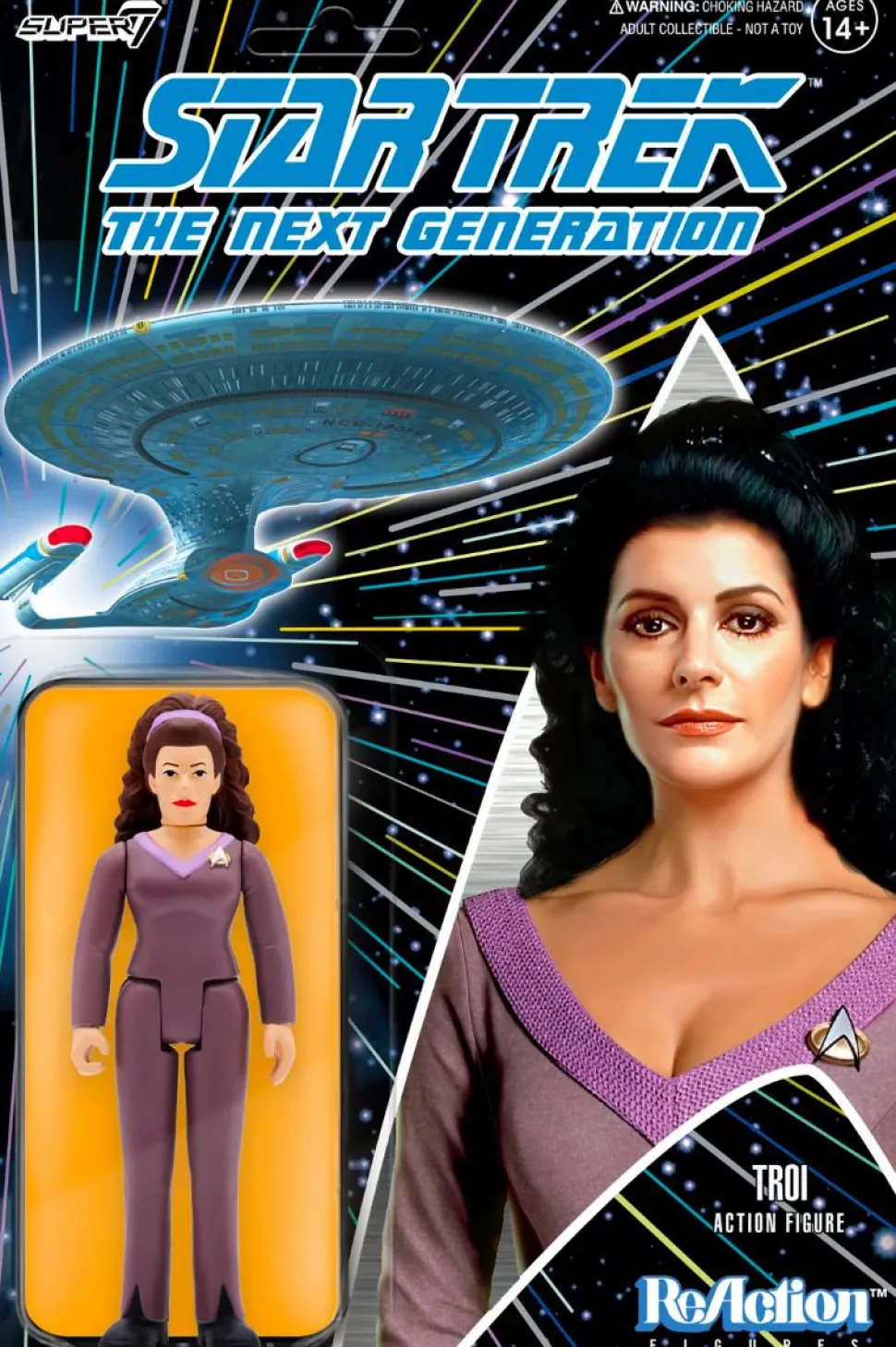 Star Trek: The Next Generation - Counselor Troi ReAction 3.75” Action Figure