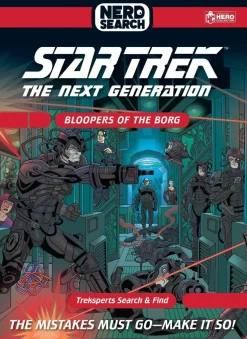 Star Trek: The Next Generation - Nerd Search Bloopers of the Borg Hardcover Book