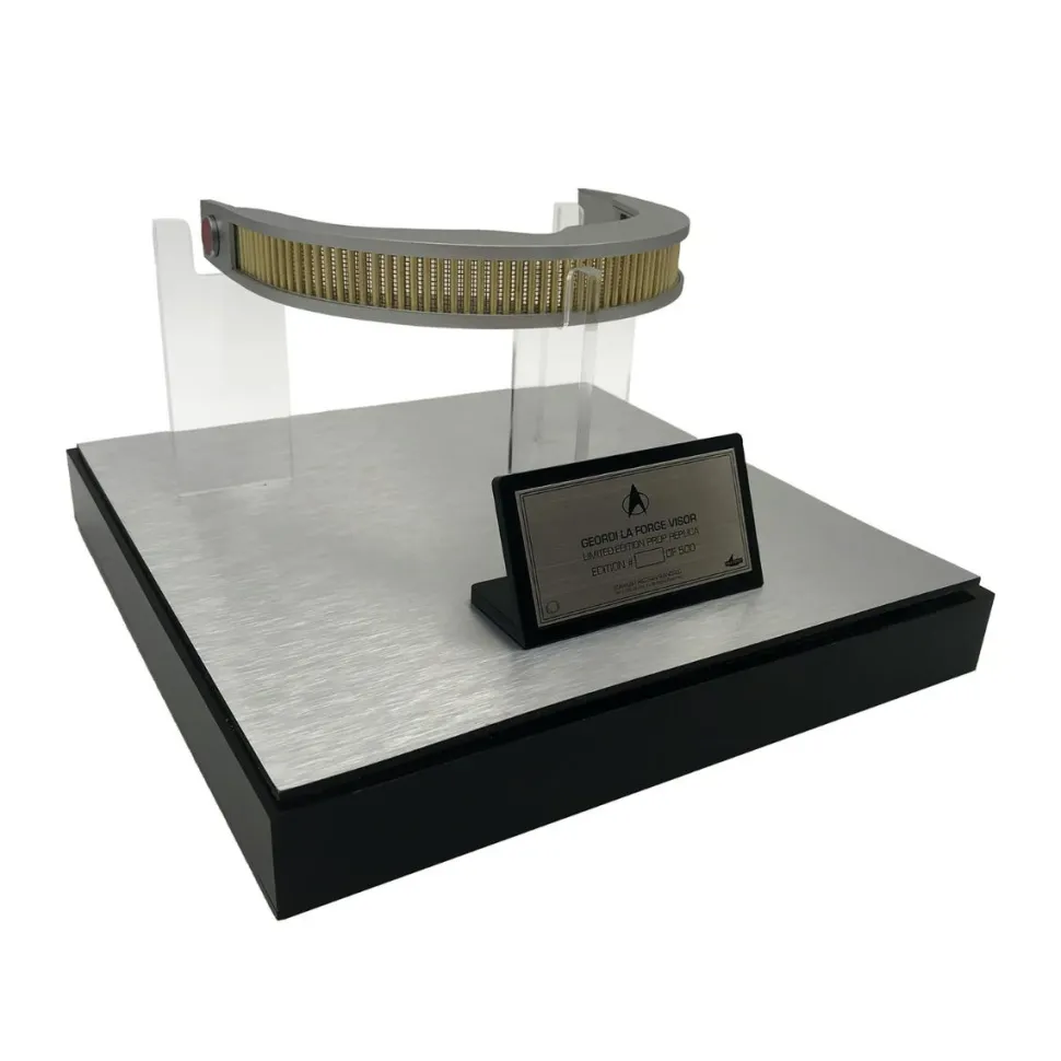 Star Trek: The Next Generation - Geordi La Forge Visor 1:1 Scale Life-Size Prop Replica