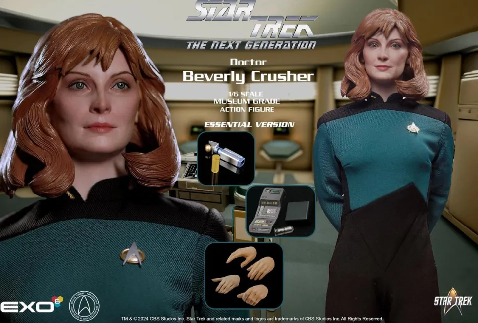 Star Trek: The Next Generation - Dr. Beverly Crusher (Essentials Edition) 1/6th Scale Action Figure