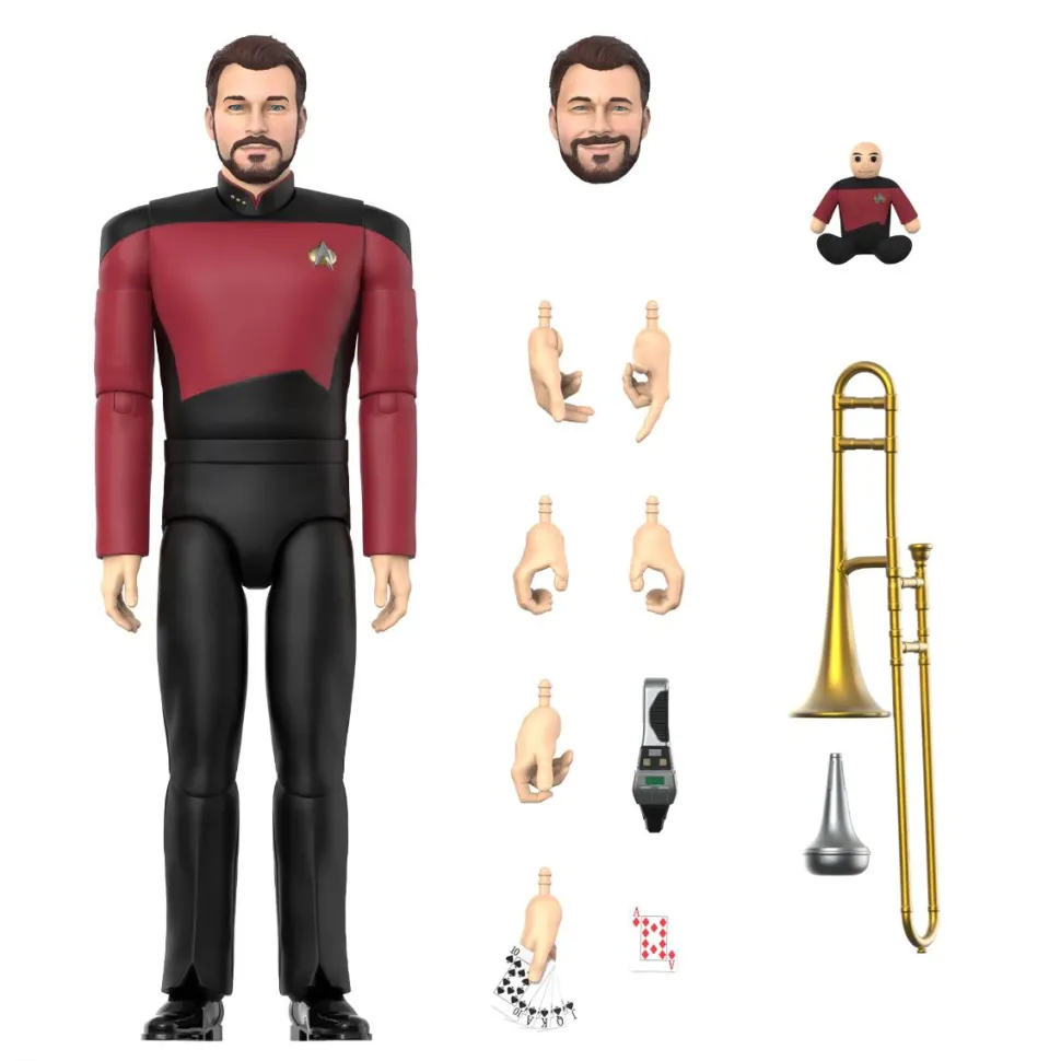 Star Trek: The Next Generation - Commander Riker Ultimates! 7” Scale Action Figure