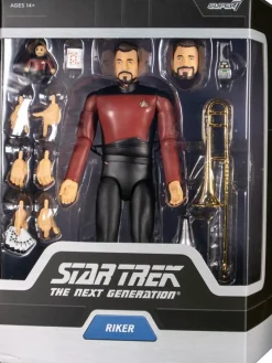 Star Trek: The Next Generation - Commander Riker Ultimates! 7” Scale Action Figure