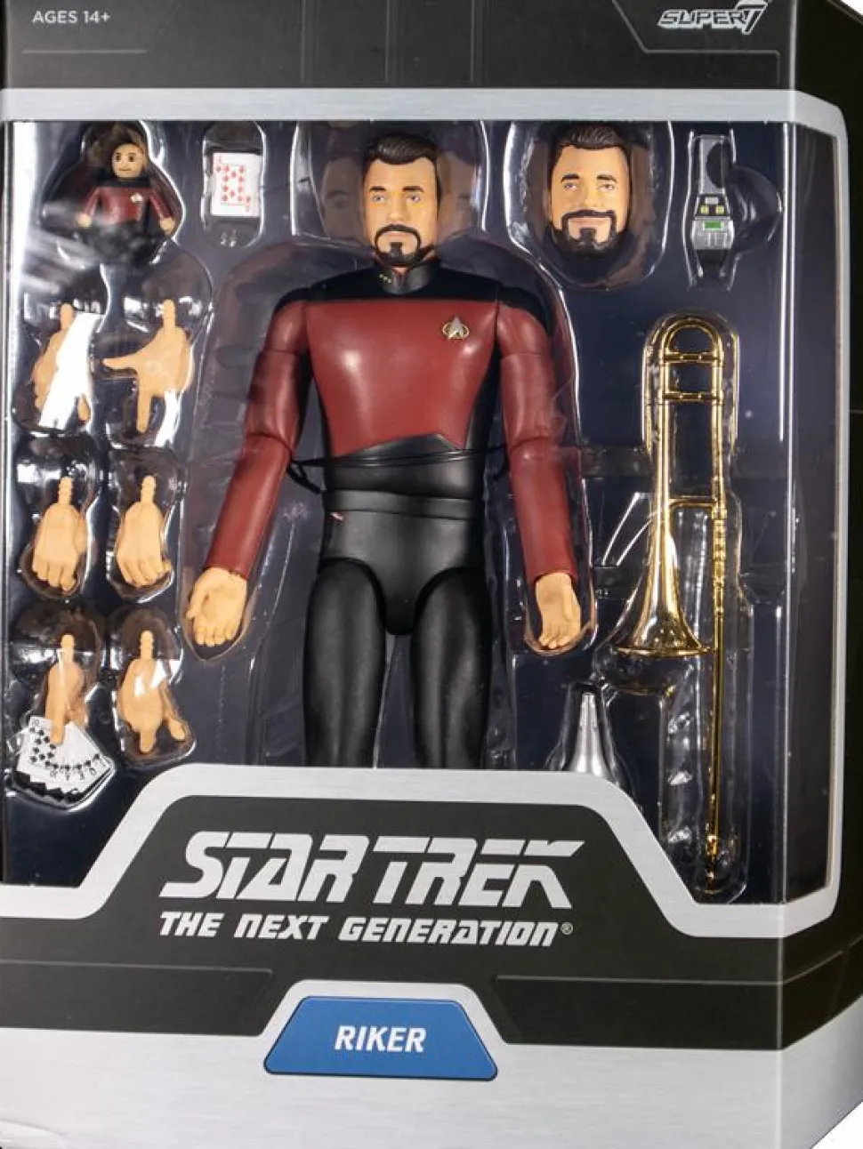 Star Trek: The Next Generation - Commander Riker Ultimates! 7” Scale Action Figure