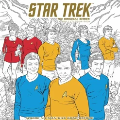 Star Trek: The Original Series - Adult Colouring Book Where No Man Has Gone Before Paperback