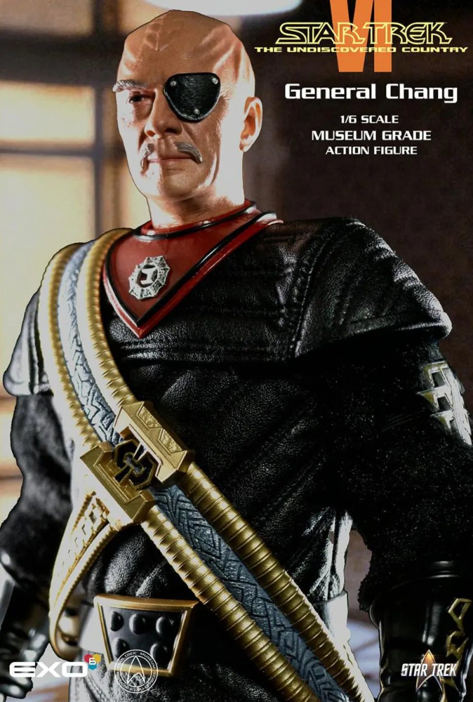 Star Trek VI: The Undiscovered Country - General Chang 1/6th Scale Action Figure