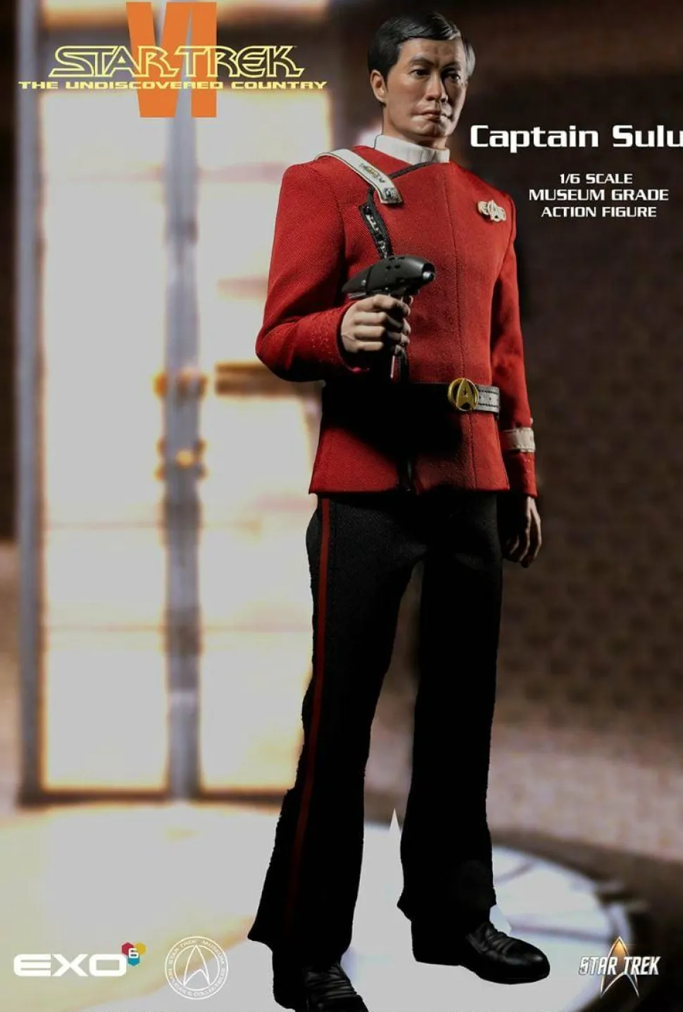 Star Trek VI: The Undiscovered Country (1991) - Captian Hikaru Sulu 1/6th Scale Action Figure