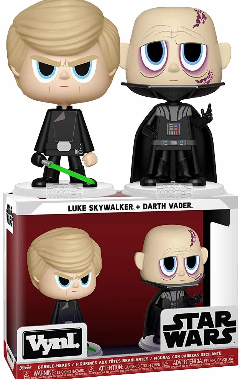 Star Wars - Luke Skywalker & Darth Vader Vynl. Vinyl Figure 2-Pack