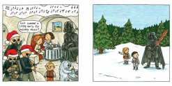 Star Wars - A Vader Family Sithmas by Jeffrey Brown Hardcover Book