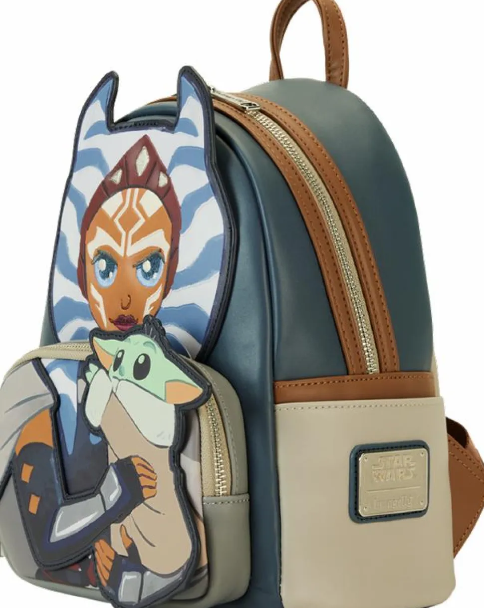 Star Wars - Ahsoka & Grogu Precious Cargo 10" Faux Leather Mini Backpack