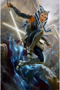 Star Wars - Ahsoka Tano: Hanging in the Balance Fine Art Print by Heather Edwards