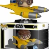 Star Wars - Anakin Skywalker in Naboo Starfighter with R2-D2 Pop! Rides Vinyl Figure