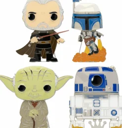 Star Wars - Attack of the Clones 4" Pop! Enamel Pin Bundle (Set of 4)