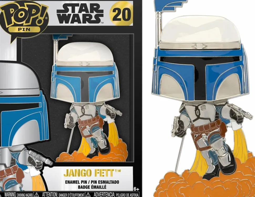 Star Wars - Attack of the Clones 4" Pop! Enamel Pin Bundle (Set of 4)