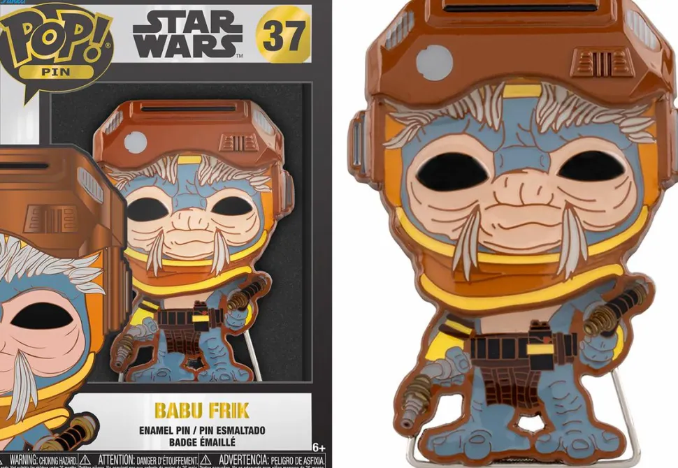 Star Wars - Babu Frik 4" Pop! Enamel Pin