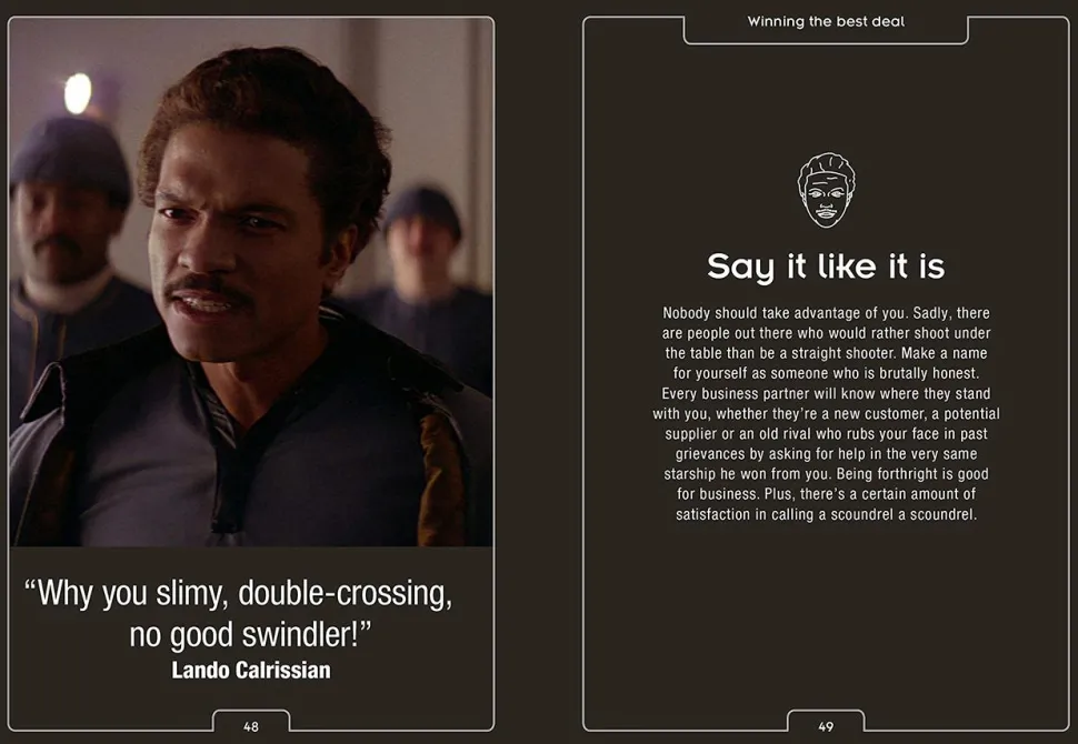 Star Wars - Be More Lando: How to Get What You Want (And Look Good Doing It) Hardcover Book