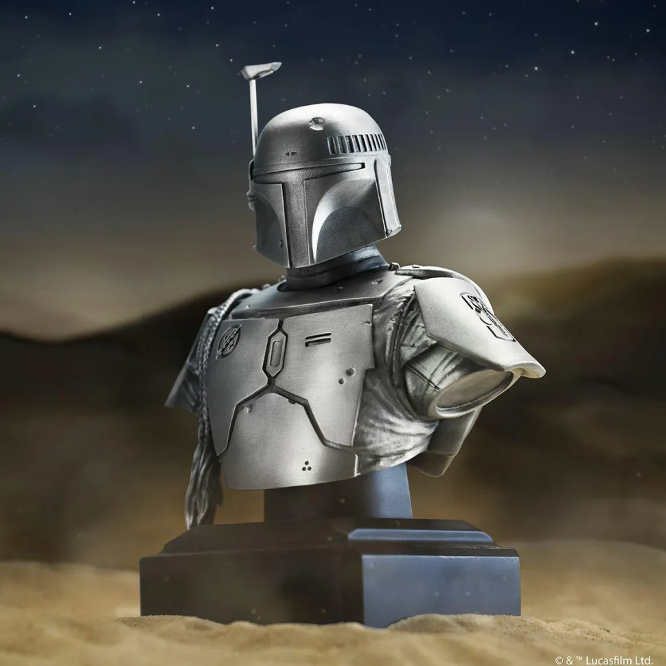 Star Wars - Boba Fett Limited Edition 8” Pewter Bust
