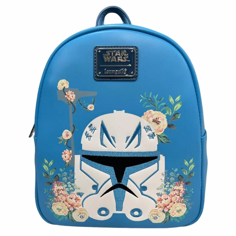 Star Wars - Captain Rex Floral 10” Faux Leather Mini Backpack