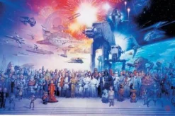 Star Wars - Cast Drawing Poster (140)