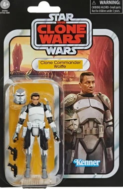 Star Wars - Clone Commander Wolffe 3.75” Vintage Kenner Action Figure