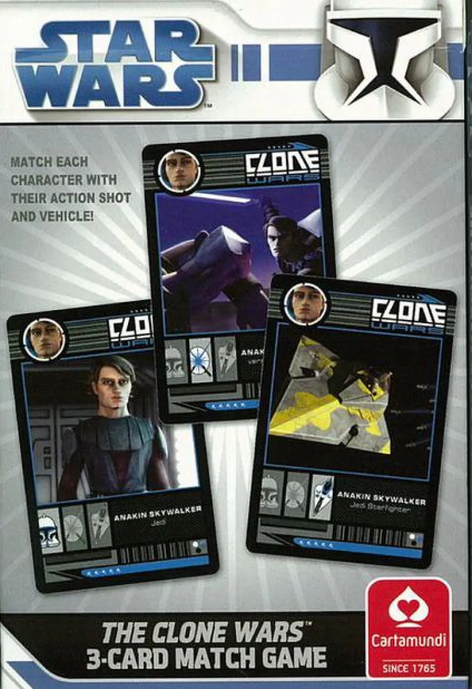 Star Wars - Clone Wars 3 Card Match Card Deck