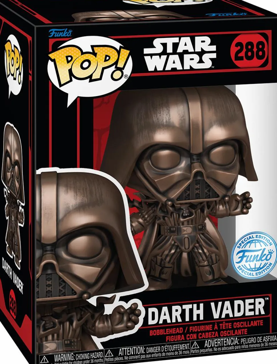 Star Wars - Darth Vader Bronze Metallic Pop! Vinyl Figure